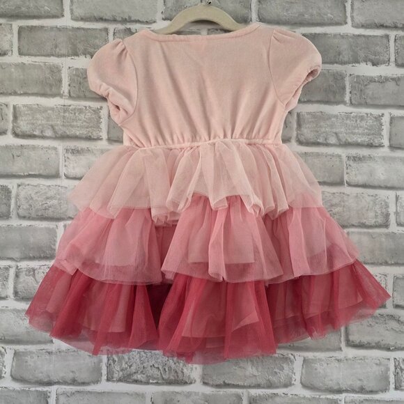 Gymboree Ballet Tiered Dress Tiny Dancer Velvet NEW Girls 2T Pink Bloomer Set - Picture 2 of 8